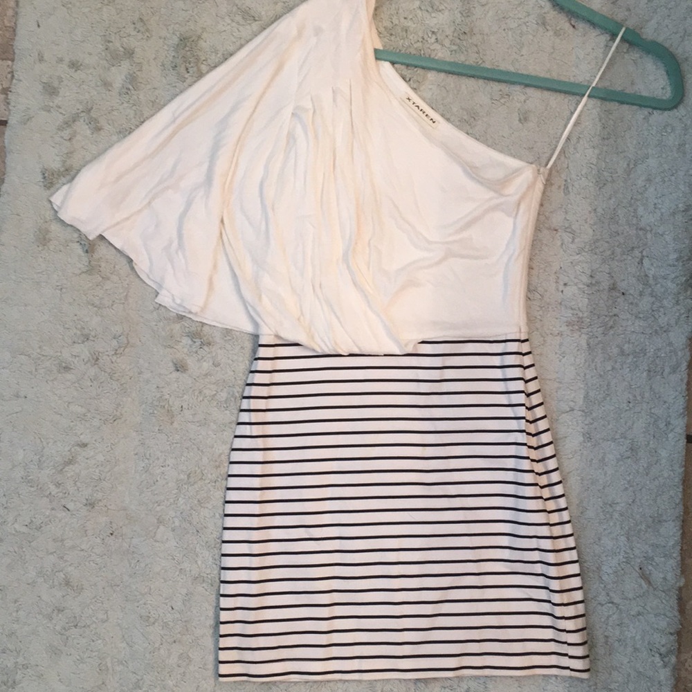 Off the shoulder mini dress